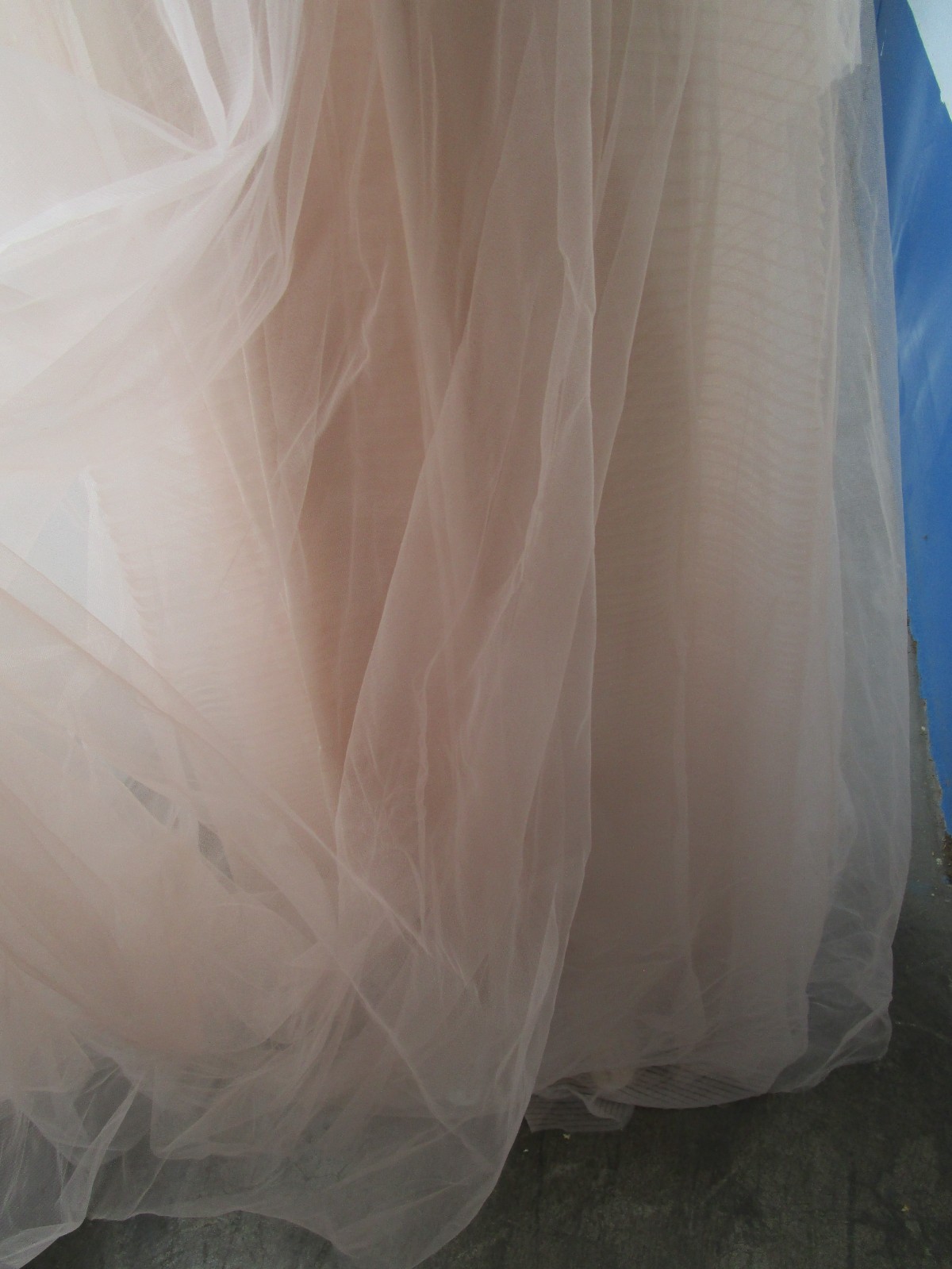 Angelina Androsova Bridal dress GOWN~Princess QUEEN~ TULL~ puff sleeve Couture S