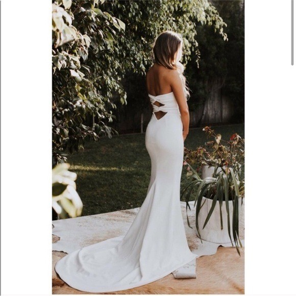 Katie May Noel & Jean white divinty wedding gown Small