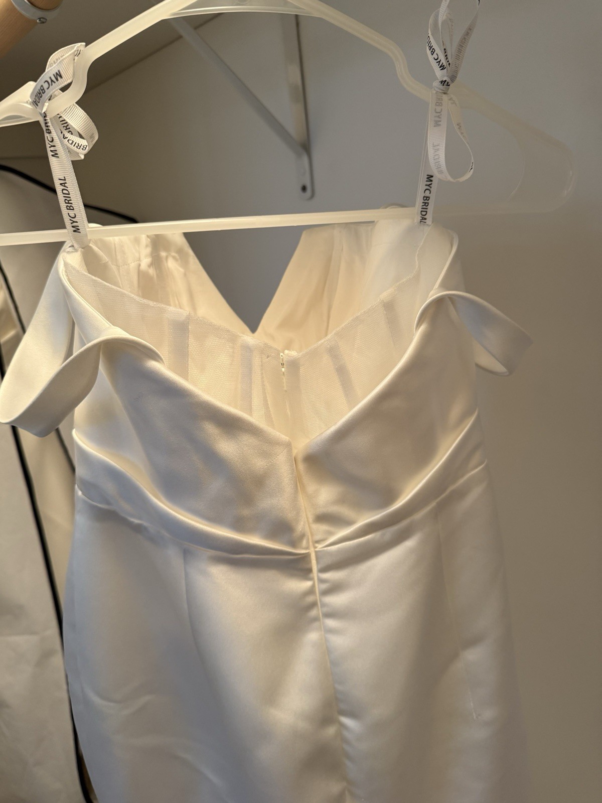 Petite Satin Bridal Gown