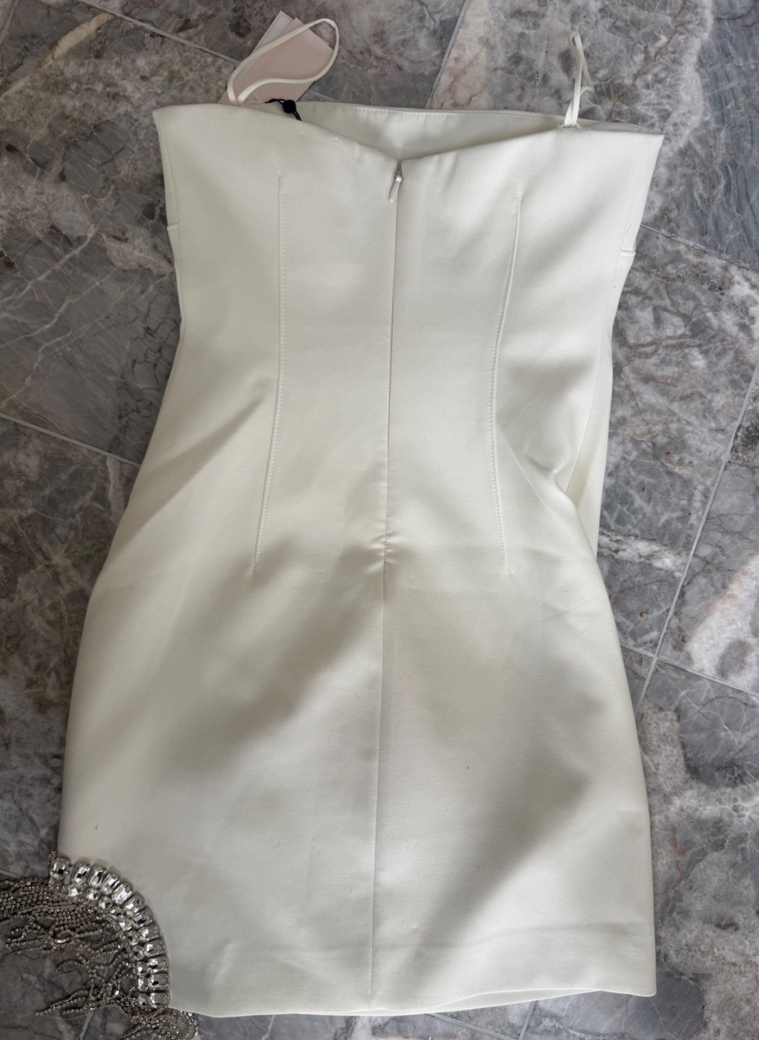 Cinq à Sept Rhinestone Fringe Mini Sammy D dress sz 0 $495