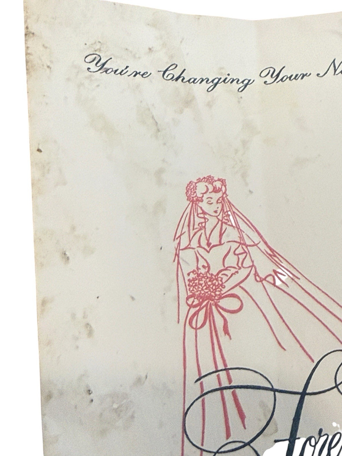 VTG Forever Yours Wedding Name Change Booklet Bridal Planning National Ephemera