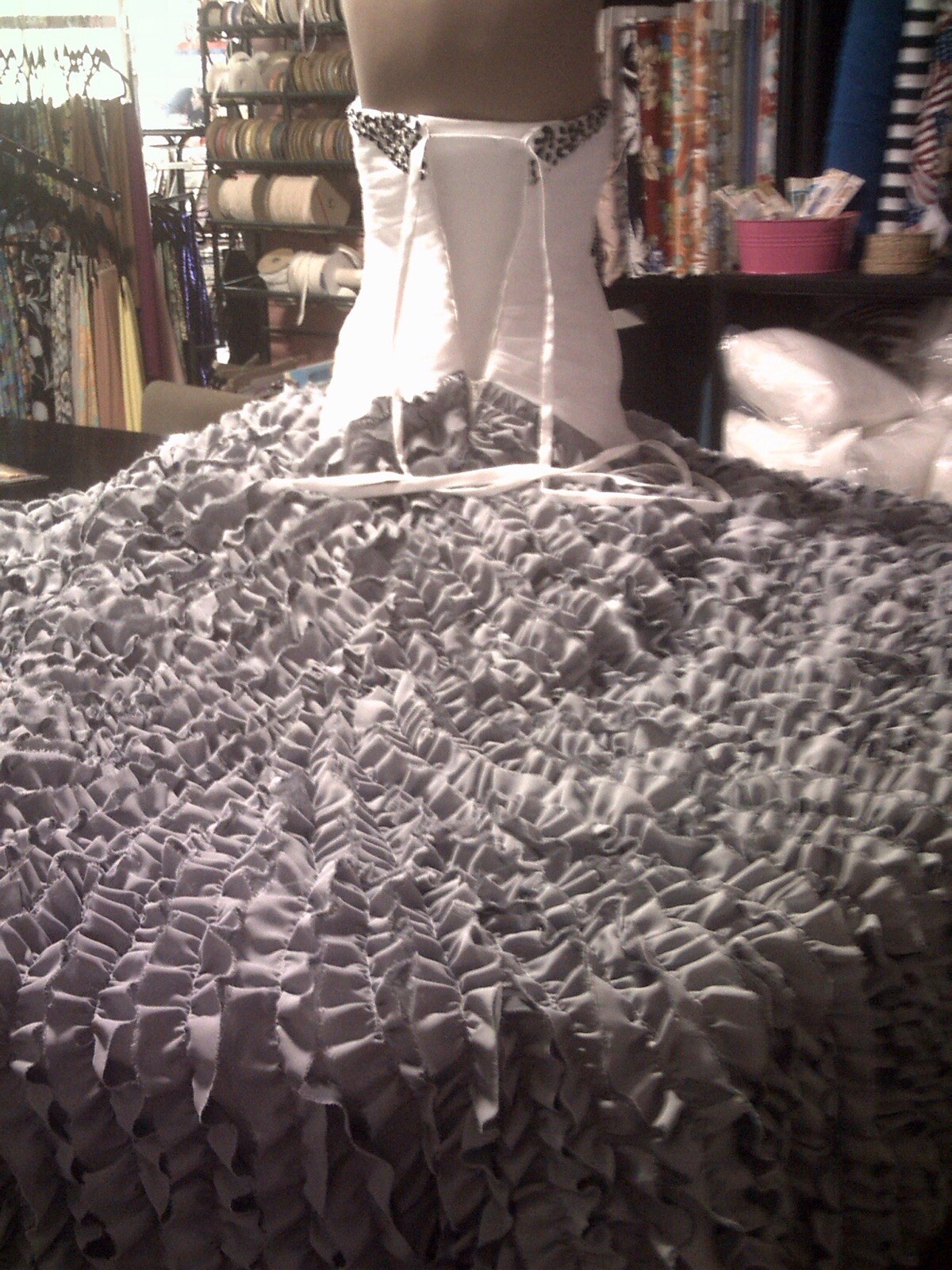 Preowned Custom Wedding dress size 6