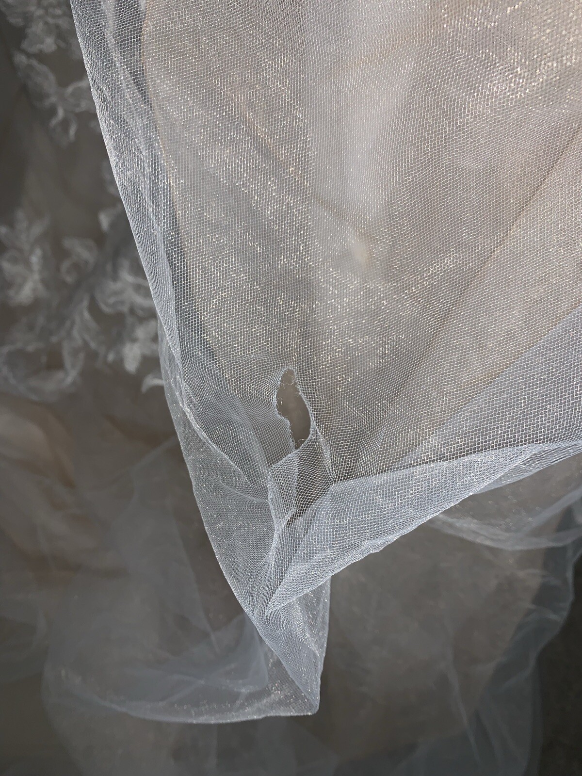 Gorgeous Custom Blush Wedding Dress Sz 12/14