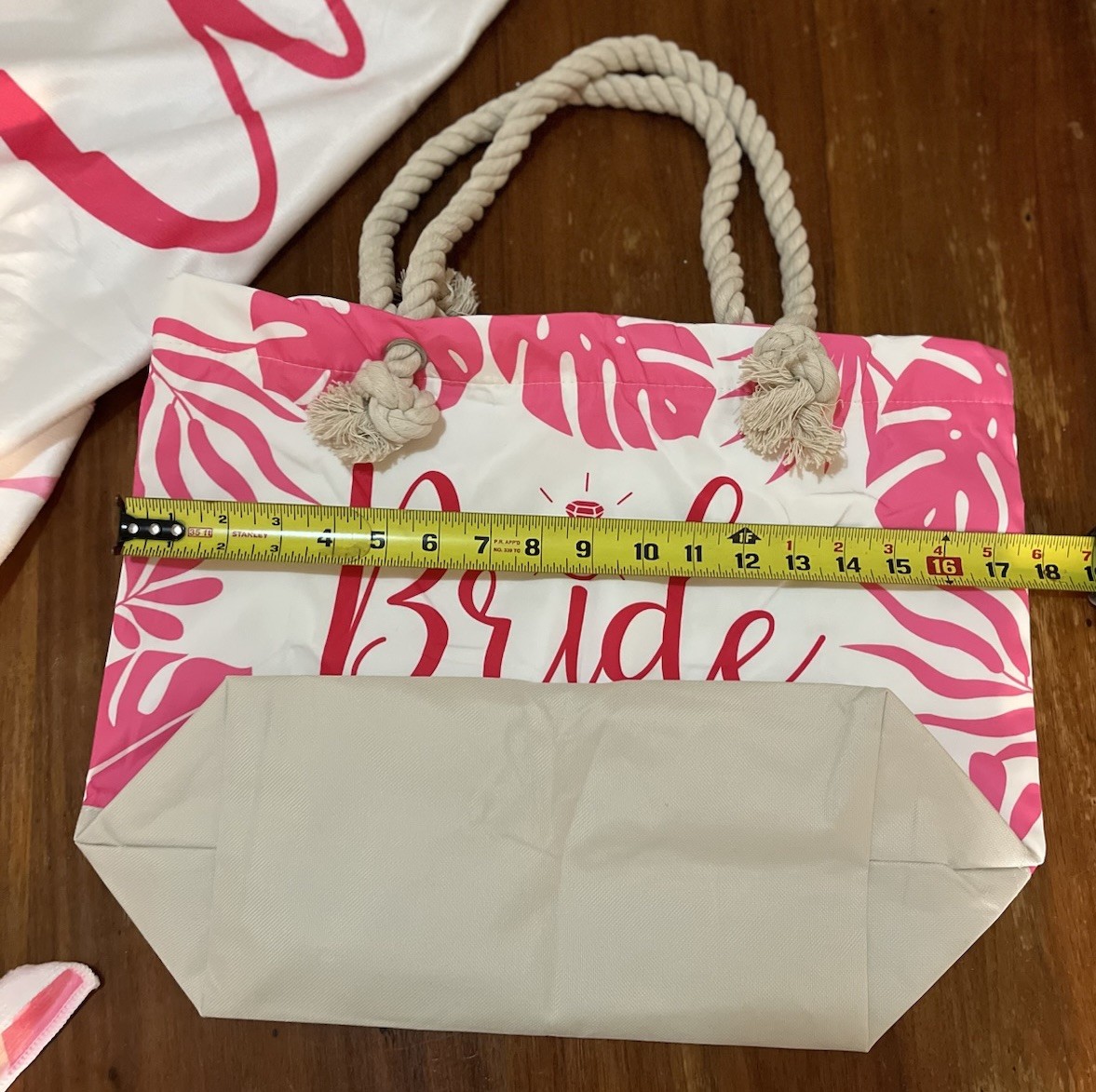 Bride Beach Bag And Matching Beach Towel