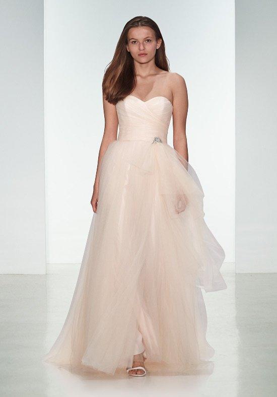 Nouvelle Amsale Gwynn Embellished Strapless Dress Tulle Gown Sz 6