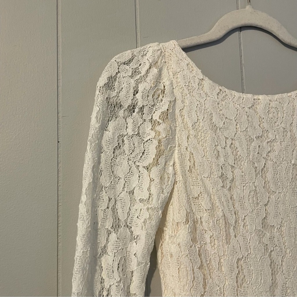 NWT Reformation Lace Hestia Mermaid Dress Wedding Gown Size 0 Ivory