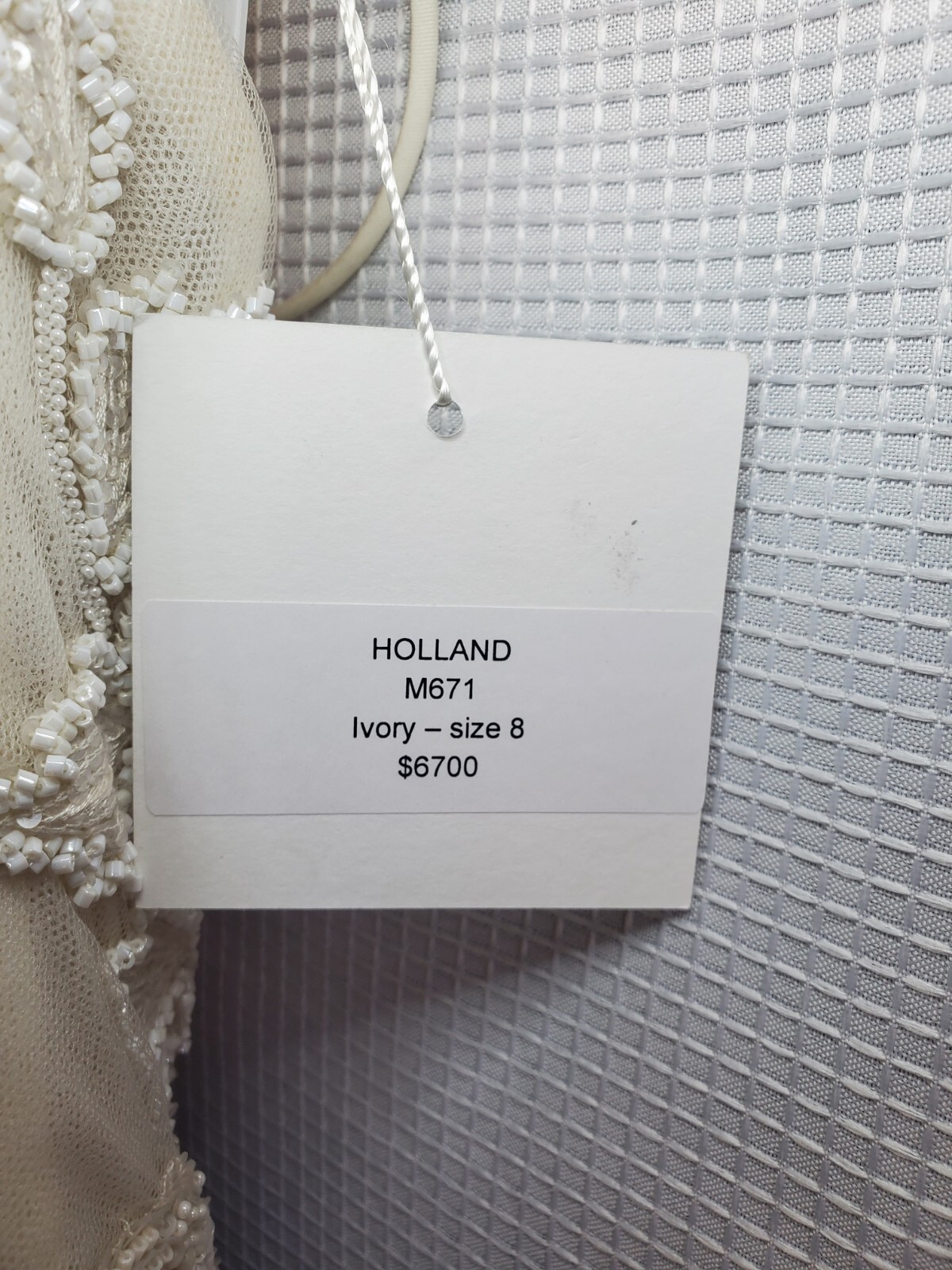 Nouvelle Amsale Hand Beaded Tulle Embellished Ivory Wedding Dress Size 8 $6700