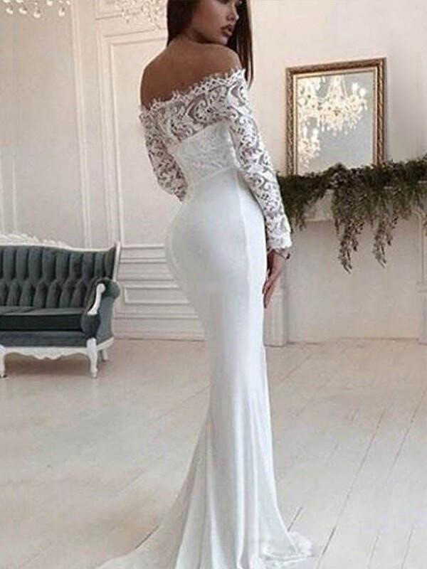 HOT 2023 New Selling Bridal Dress Off Shoulder Women’s Long Lace Wedding Dress