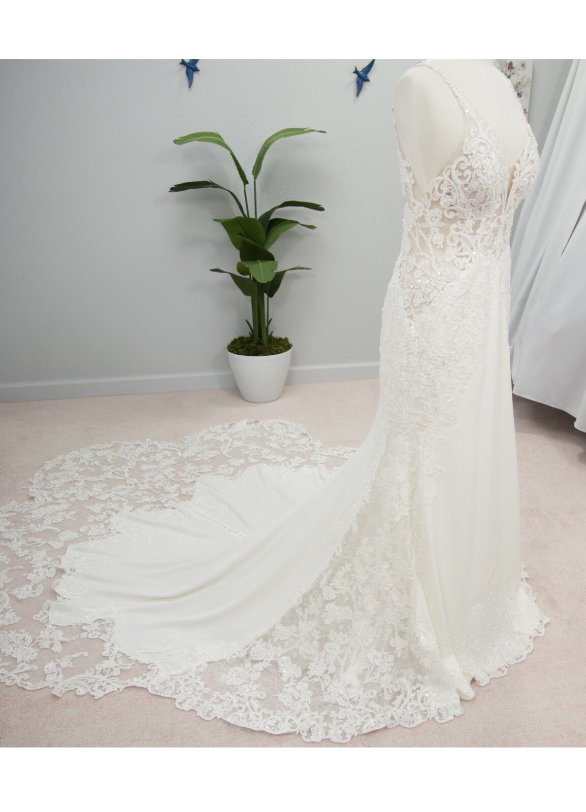 NWT Martina Liana Wedding Dress – Style 1128 – Dress Size 12- Unaltered