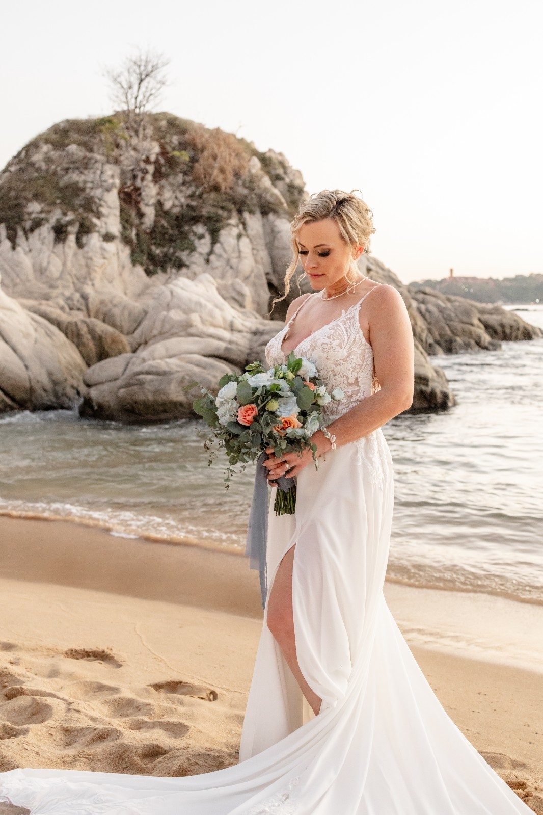 Allure Bridals A1209 wedding dress – Size 8, altered