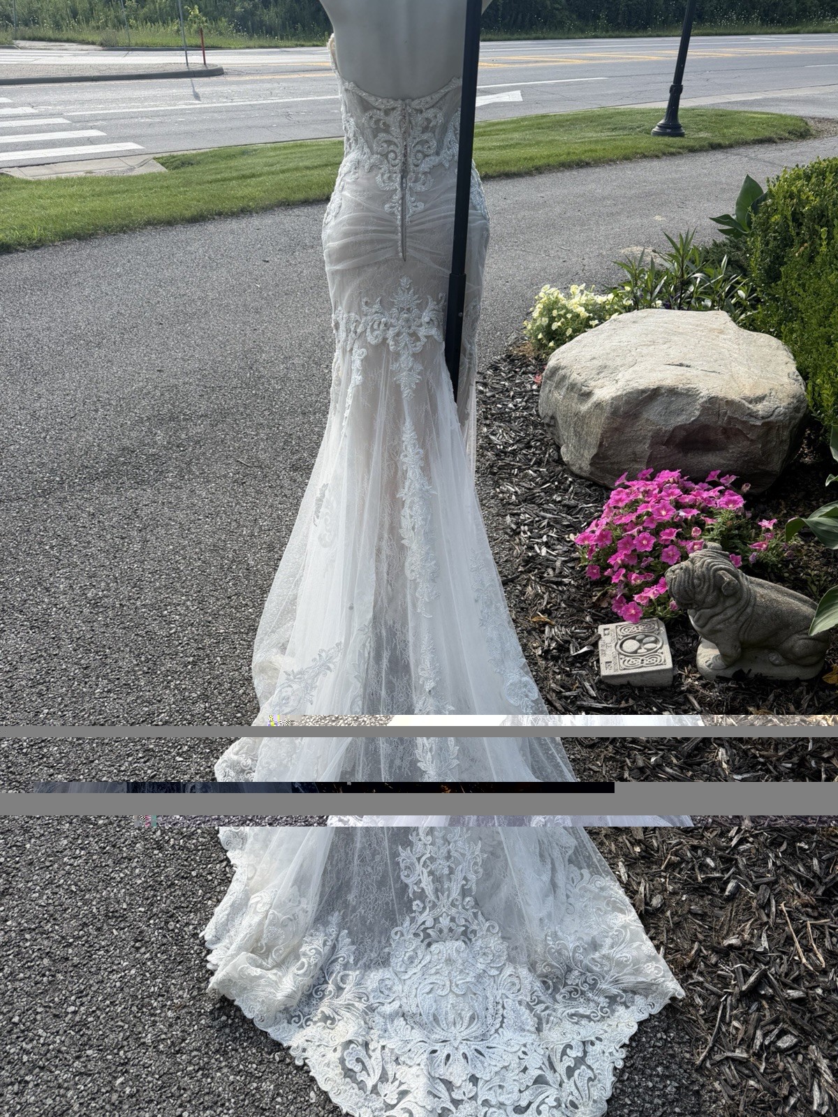 Great Martina Liana 1012 Corset Fitted Lace Bridal Wedding Dress Gown Orig $4500
