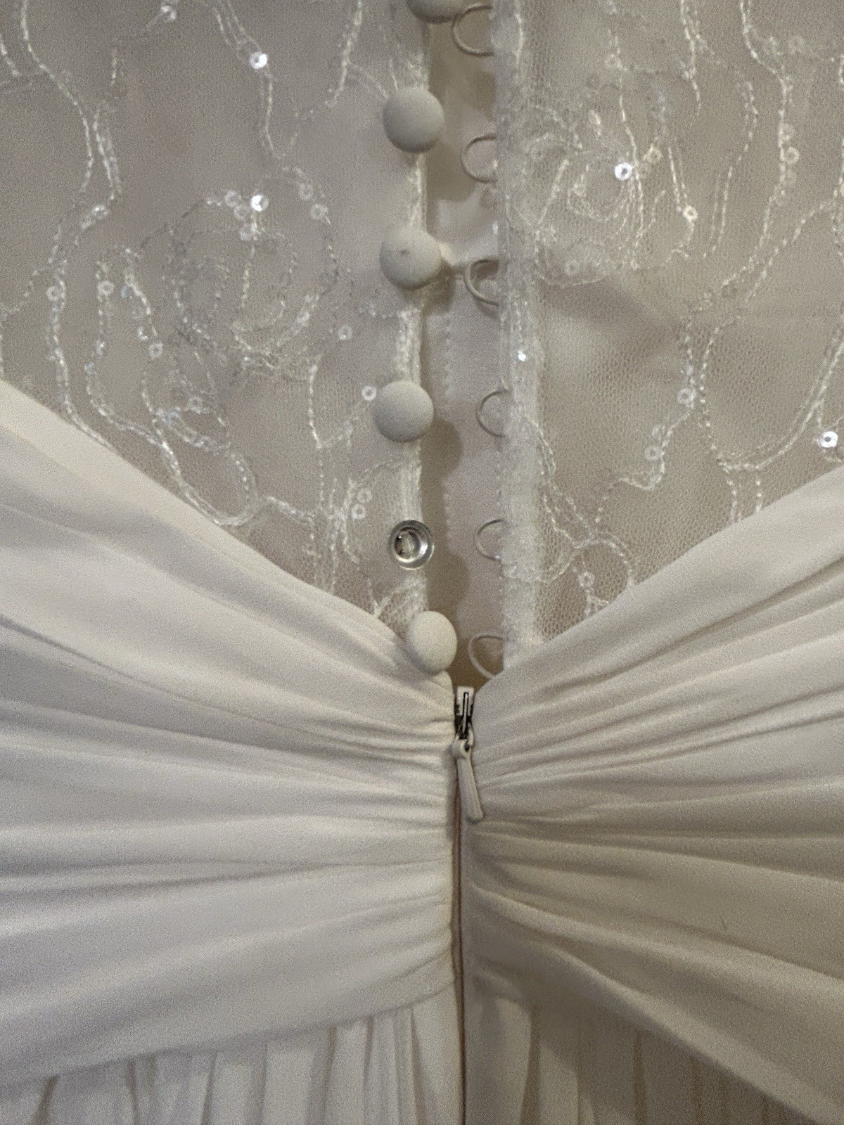 Symphony Bridal Dress 50014 Off White Size 14, Hoop, Veil & Undergarment Corset
