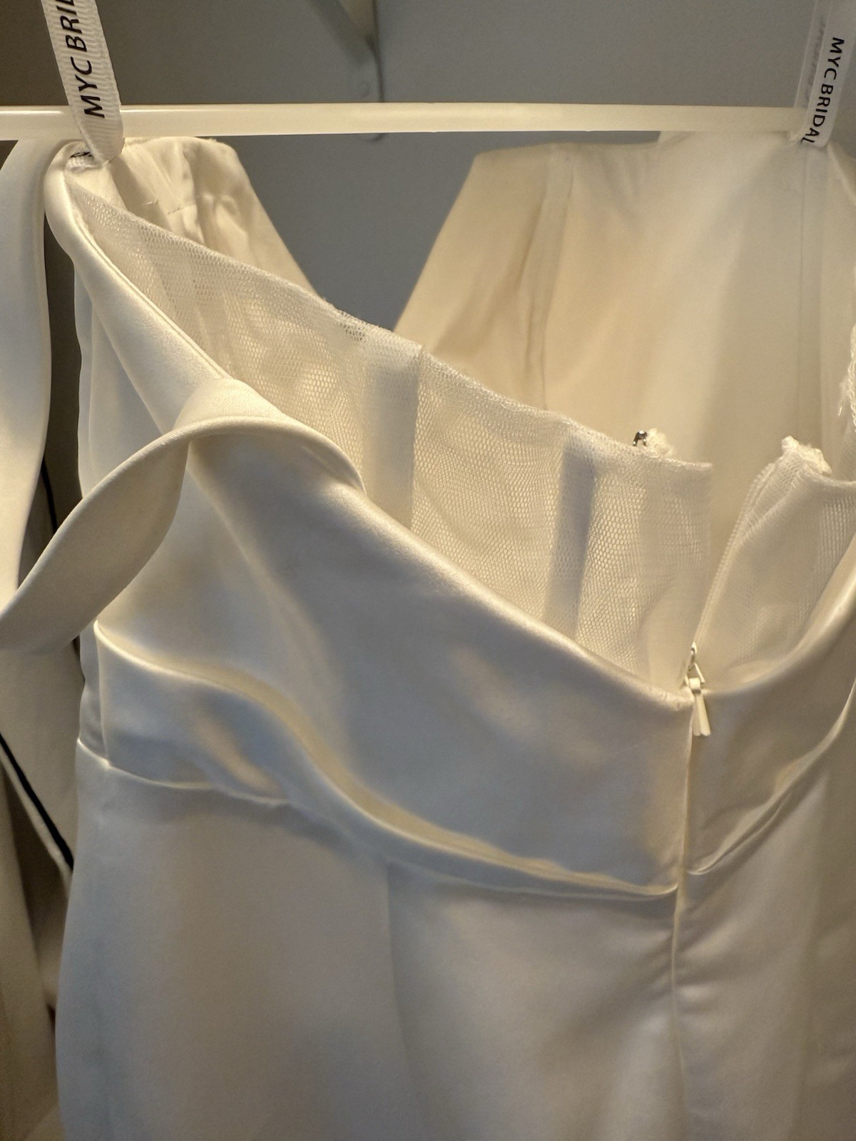 Petite Satin Bridal Gown