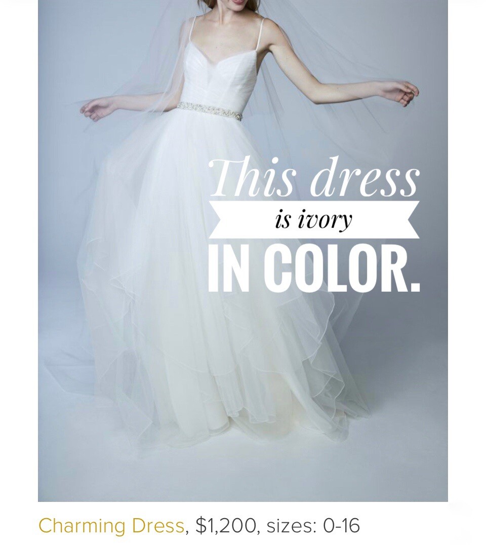 Vow’d Ivory Wedding Dress 2