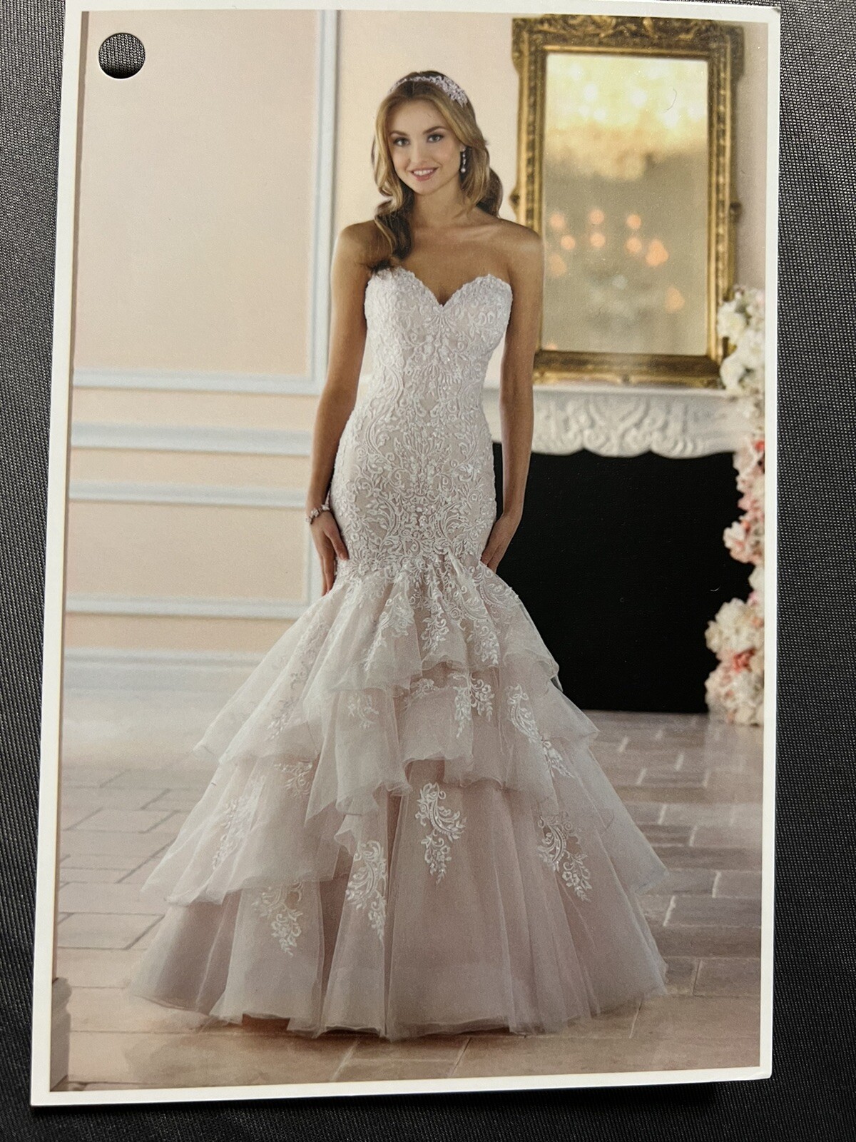 Stella York Wedding Dress Size 12 (with bonus veil)
