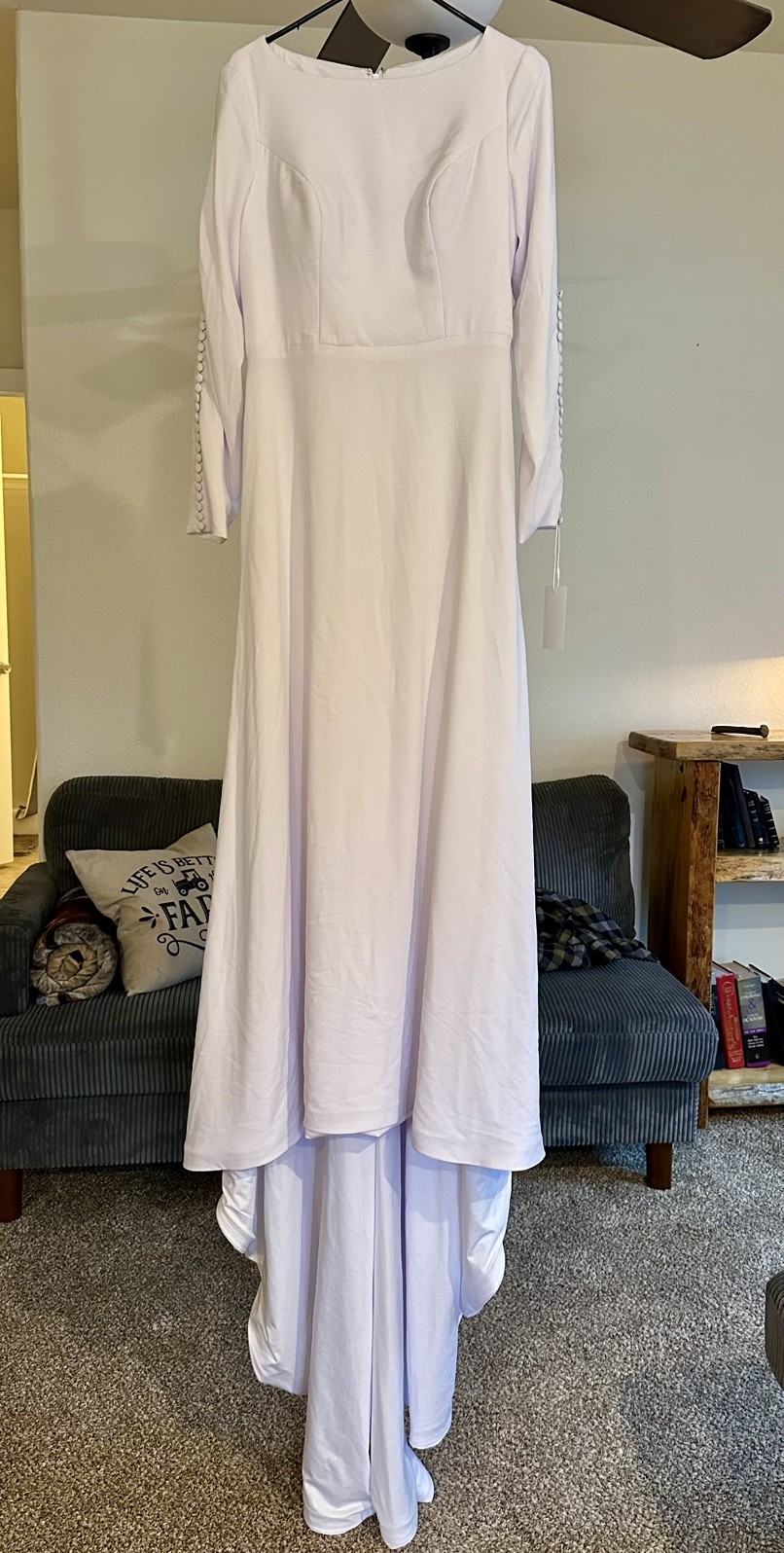 Ieie Bridal Wedding Dress Size 8 Long Sleeve SALONE