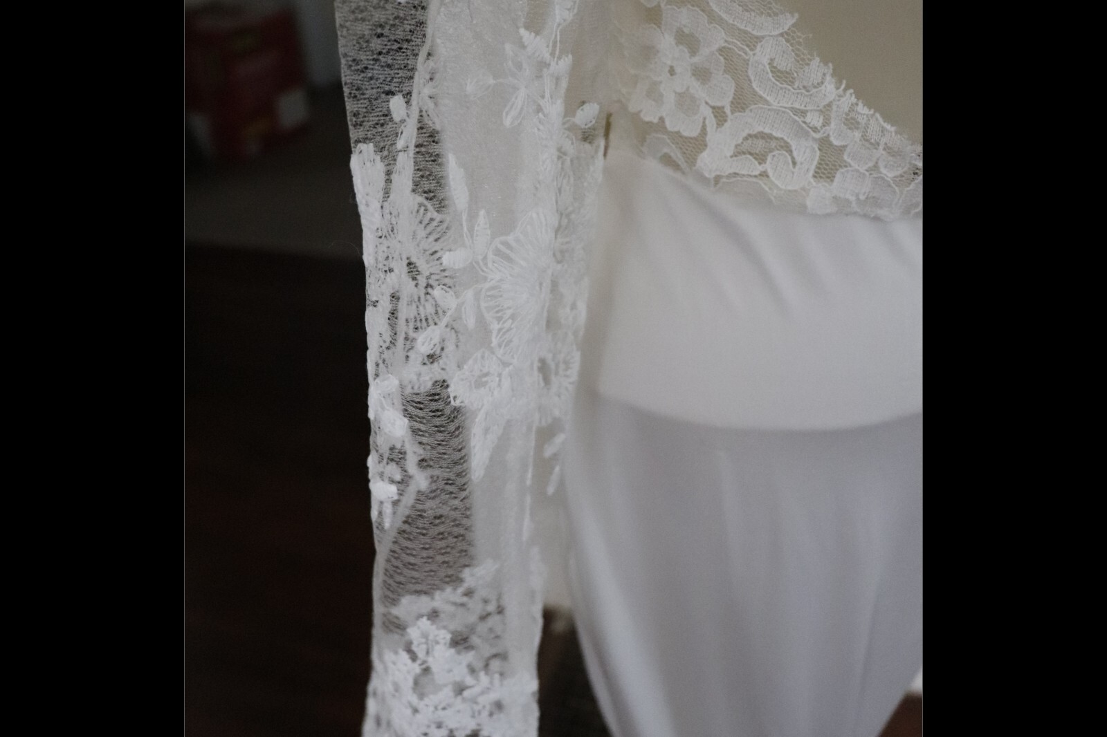 Unbranded See-Through and Lace Wedding Dress – See measurements