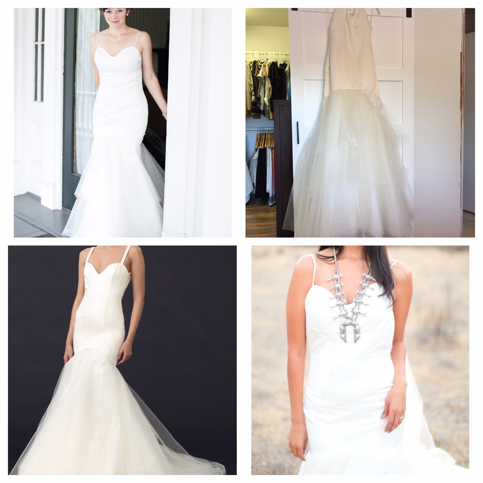 $2450 Katie May Charleston Backless Fit & Flare Wedding Dress Gown Mermaid