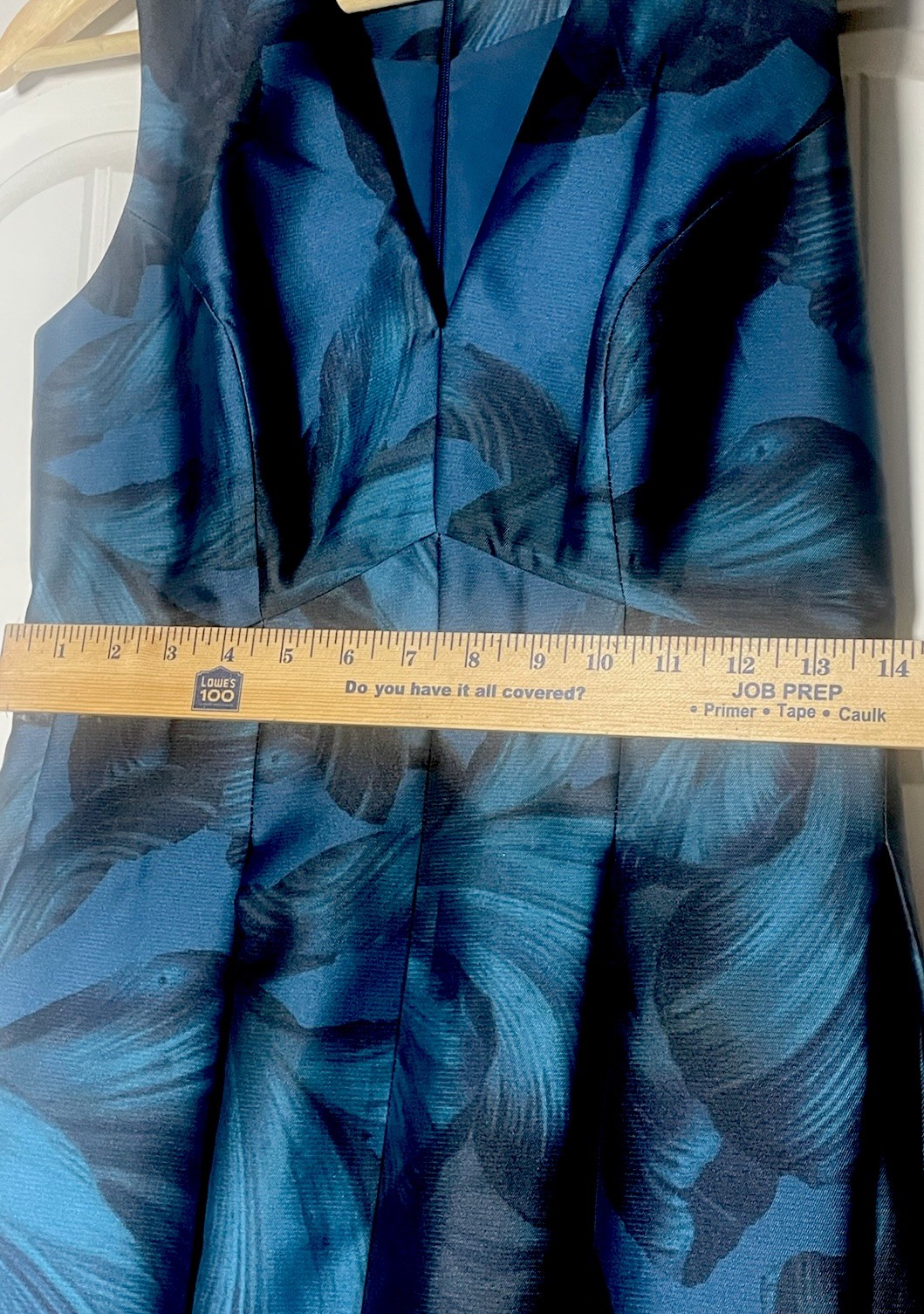 Sachin & Babi Blue Brooke Floral Ballgown Size 0 But Fits Like Size 2/4 Altered
