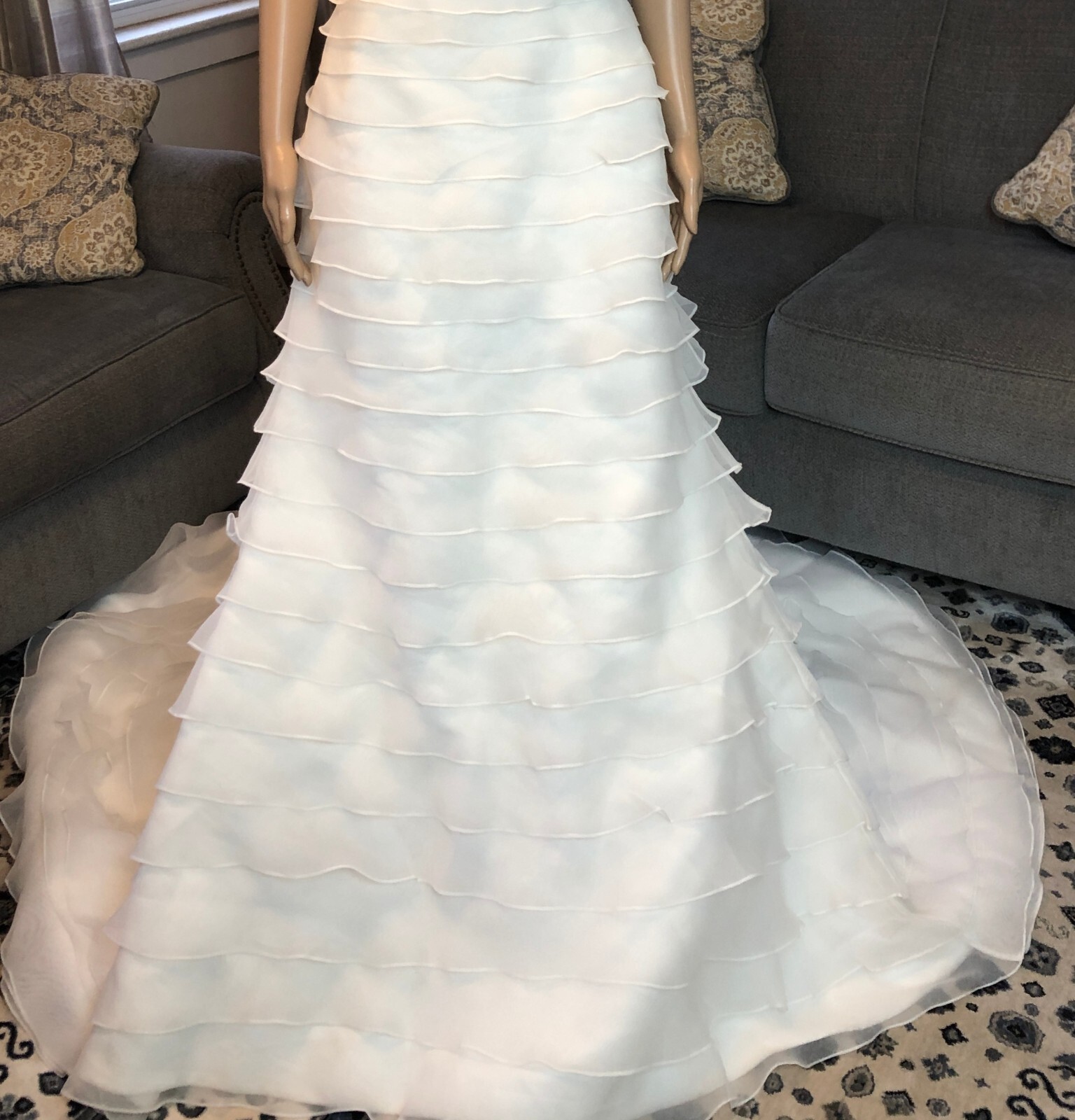 NEW La Sposa Strapless Wedding Gown Sz 10 NWT $1,200 Princess