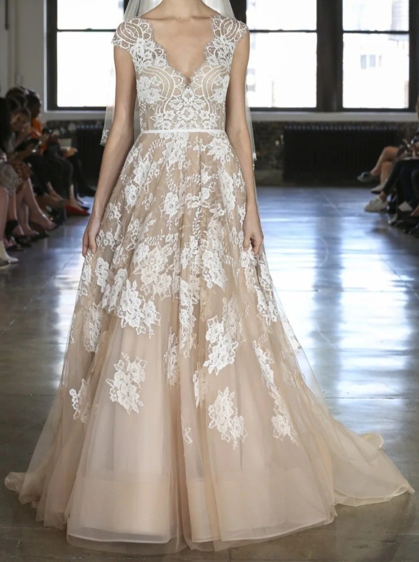 WATTERS Wedding Dress Designer NWT Aella BOHO Summer A-line 18W FLATTERING