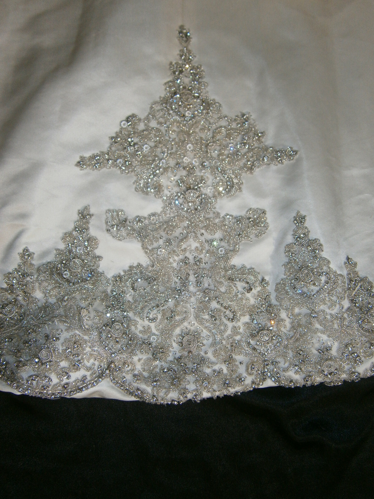 Victor Harper Silk 4 Wedding Dress Gown Mermaid Trumpet CrystalsTrain $5,995
