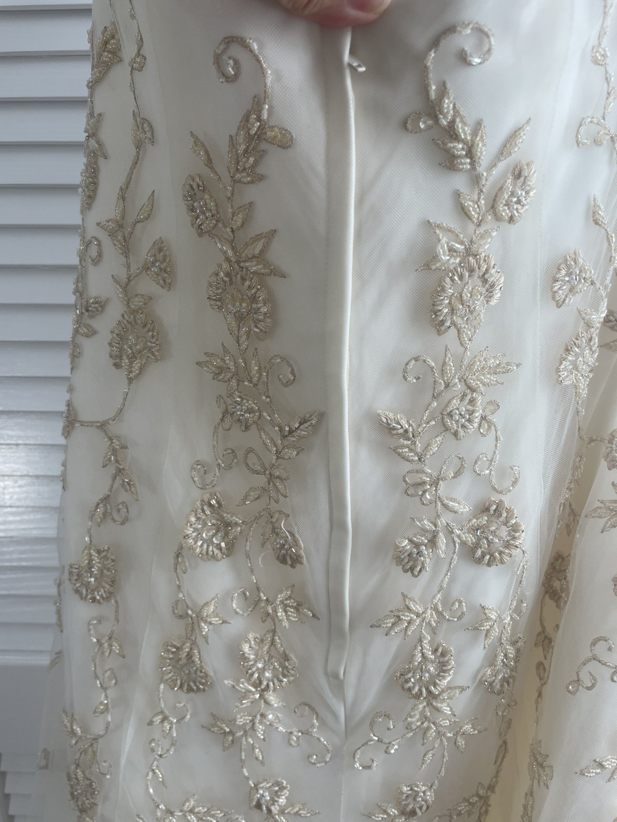 Wtoo Brides by Watters Strapless Ivory Embroidered Wedding Dress Gown Sz 10 NWT