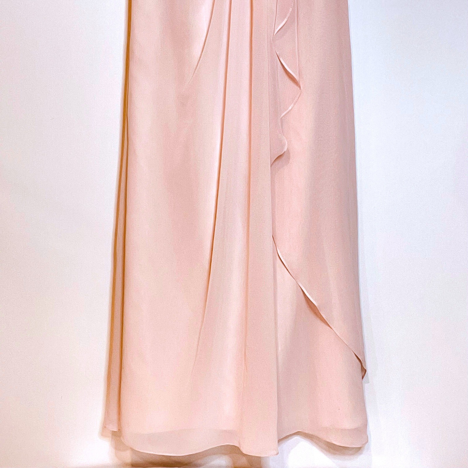 Azazie Calanthe Women’s Formal Dress Blushing Pink A-Line Scoop Chiffon Dress 2