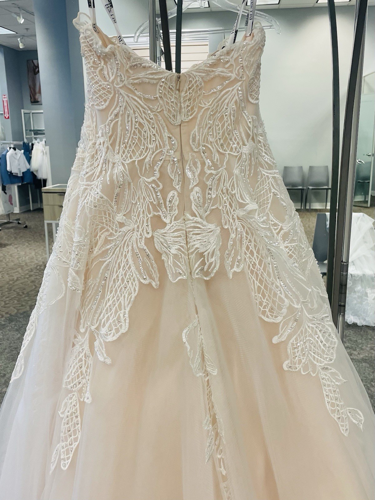 Wedding Formal Dress Size 2 Champagne Never Worn –