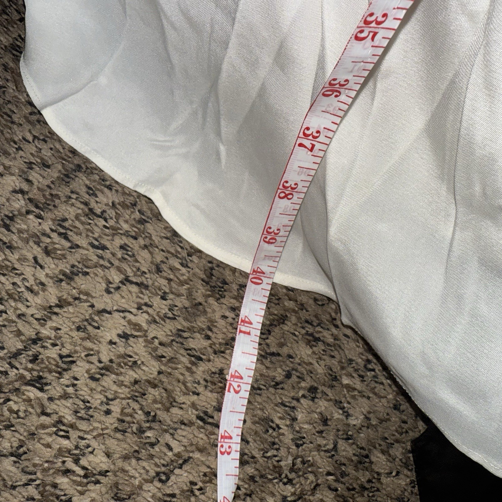 Ann Taylor Long Formal Wedding Bridal White Ivory With Silver Straps deess