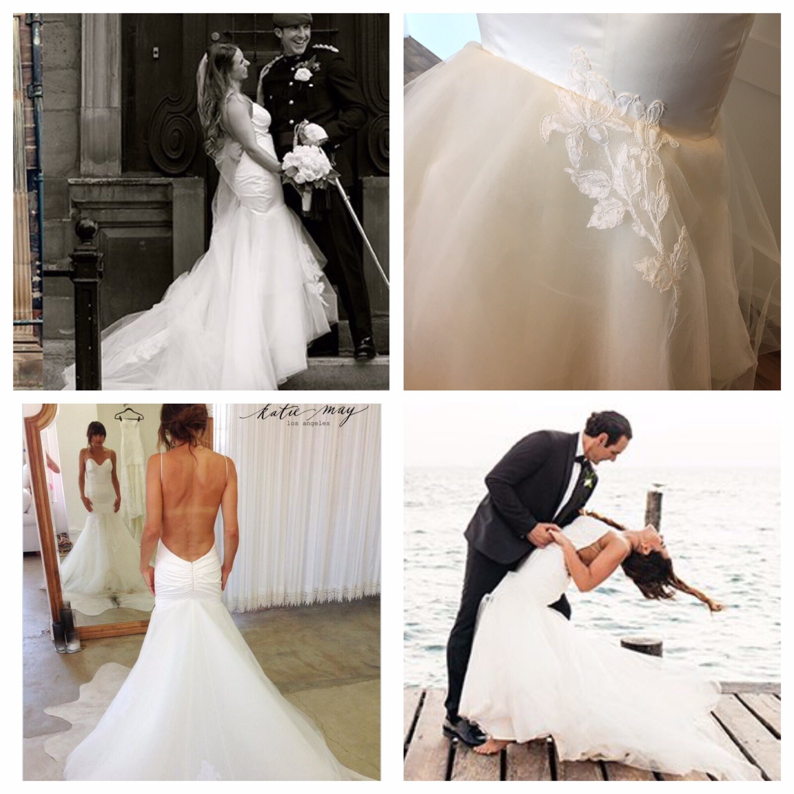 $2450 Katie May Charleston Backless Fit & Flare Wedding Dress Gown Mermaid