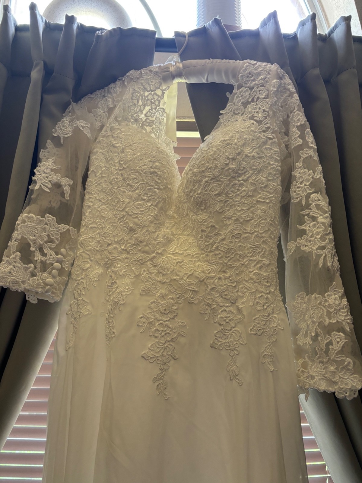white wedding dress