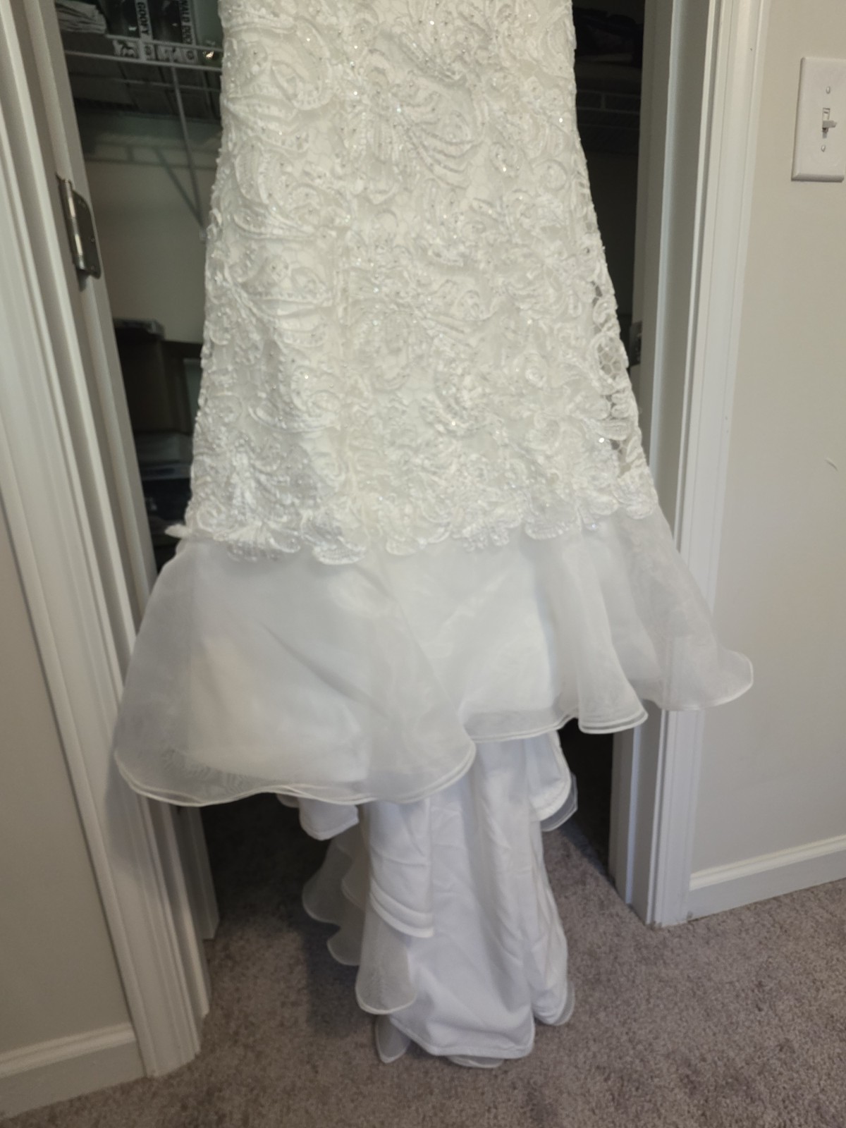 Davids Bridal Wedding Dress Galina Signature Sophisticated & Stylish, Petite 2P