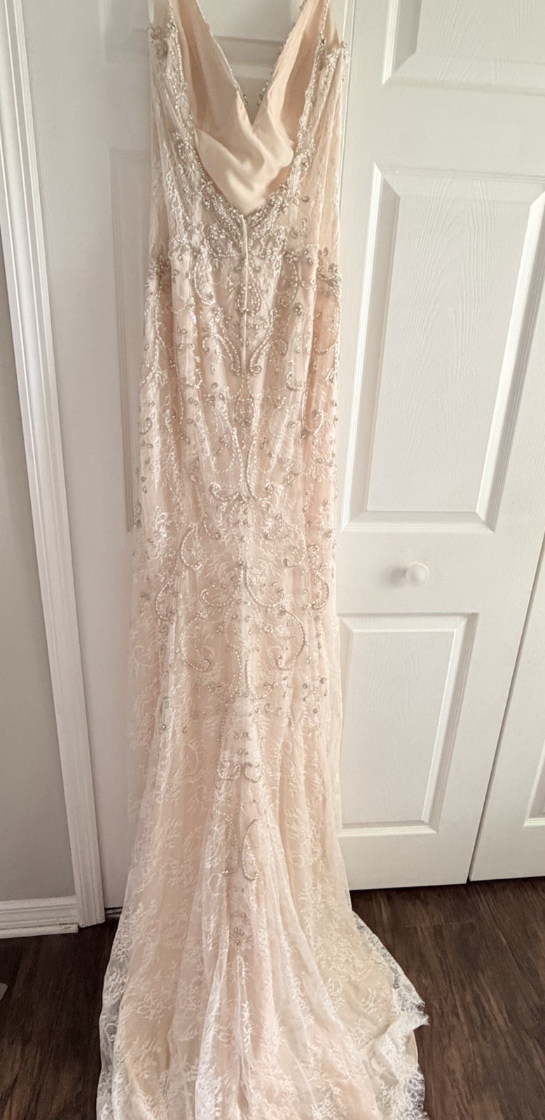 Kitty Chen Designer Wedding Dress Blush Tyra K1885 Size 12