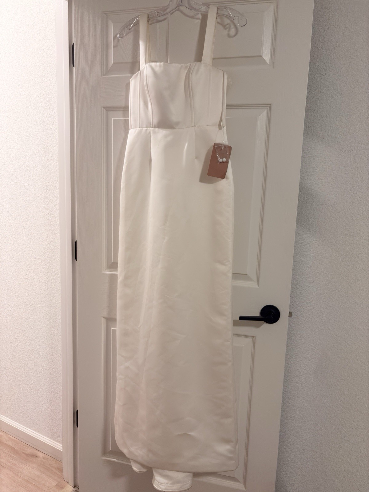Nouvelle Amsale x BHLDN Ivory Square Neck Wedding Dress (Size 2; NWT Unaltered)