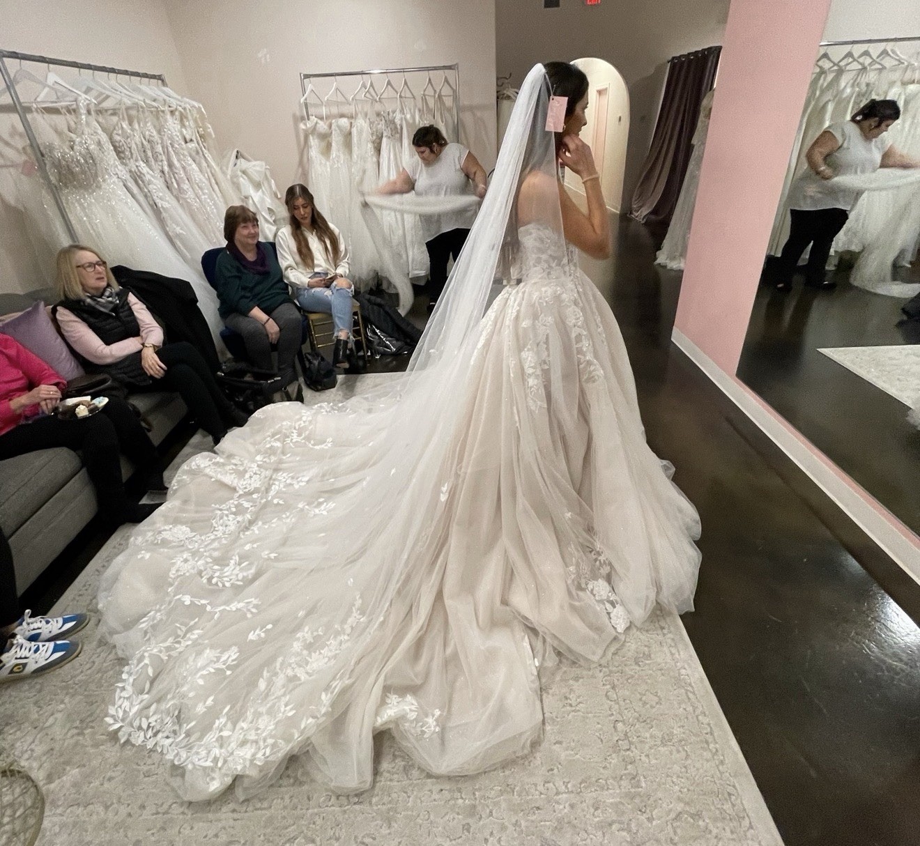 Martina Liana Wedding Dress Size 0–2 | Custom Altered | Bustled | New