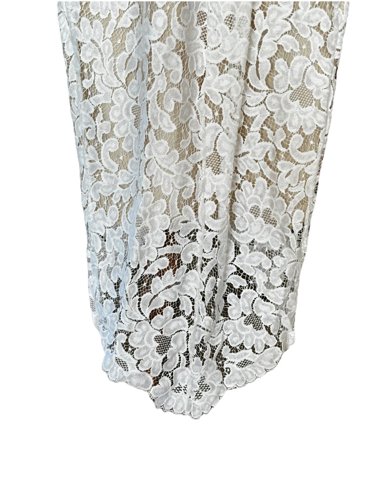 LOVER The Label Lace Midi Dress AU 8 Ivory Bridal Engagement Designer RRP $995