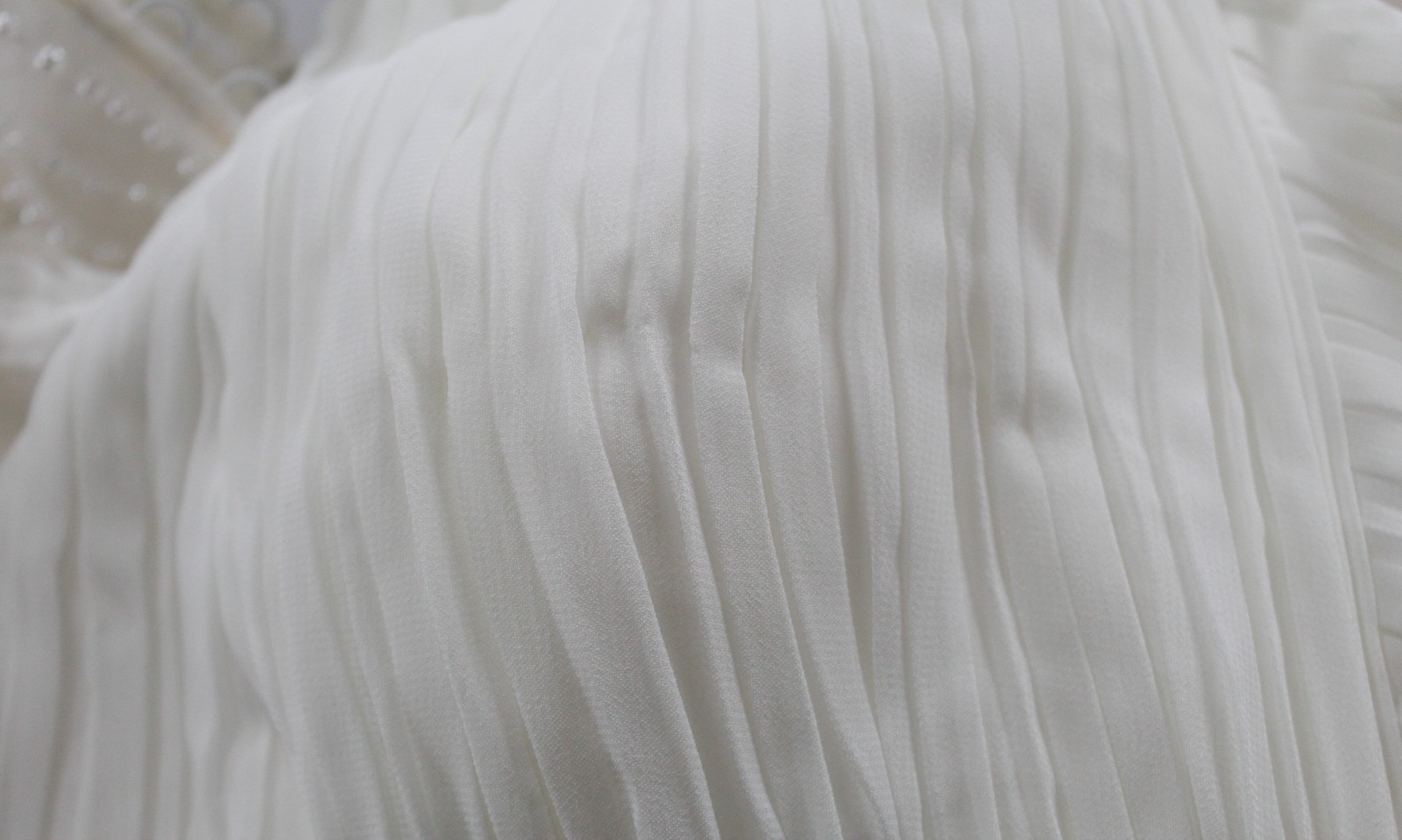 Azazie Women’s Cersei A-Line Pleated Wedding Dress AP2 Diamond White Size: WD14