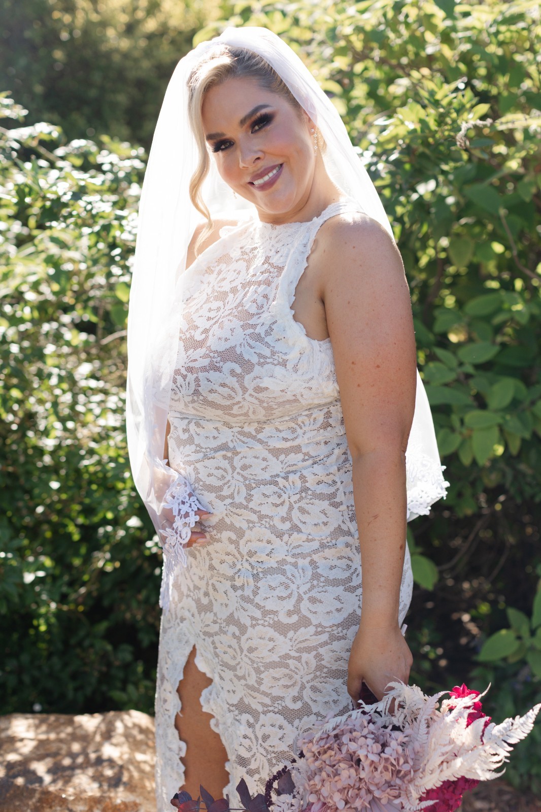 Grace Loves Lace – The Alexandra Dress – Ivory with Chai Lining ( Worn for 1 Hr)