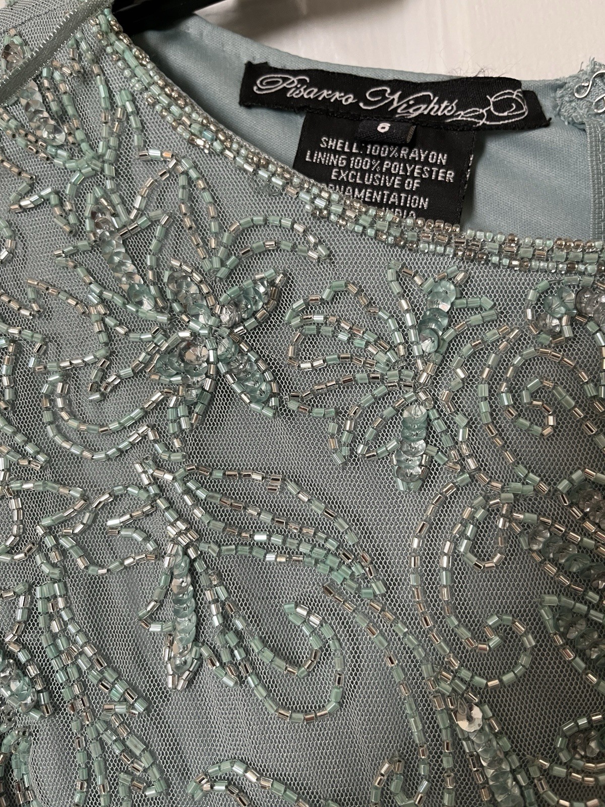 NWT, sage Green Long Wedding dress , Formal Gown, maxi Sz 8 Pissaro Nights New