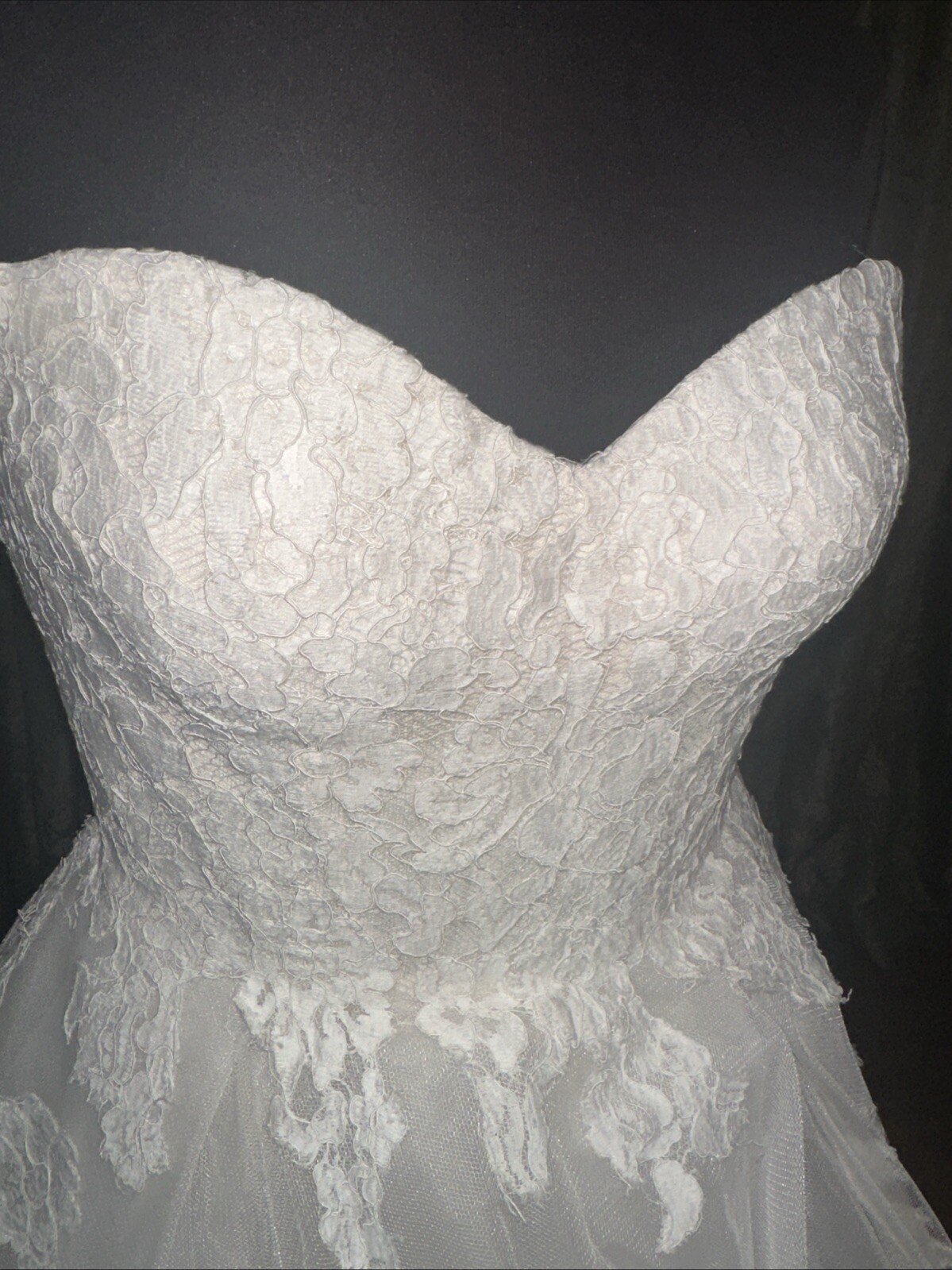 Allison Webb Wedding Gown Camilla 4852 Ivory Cashmere Size 10 Couture NWT