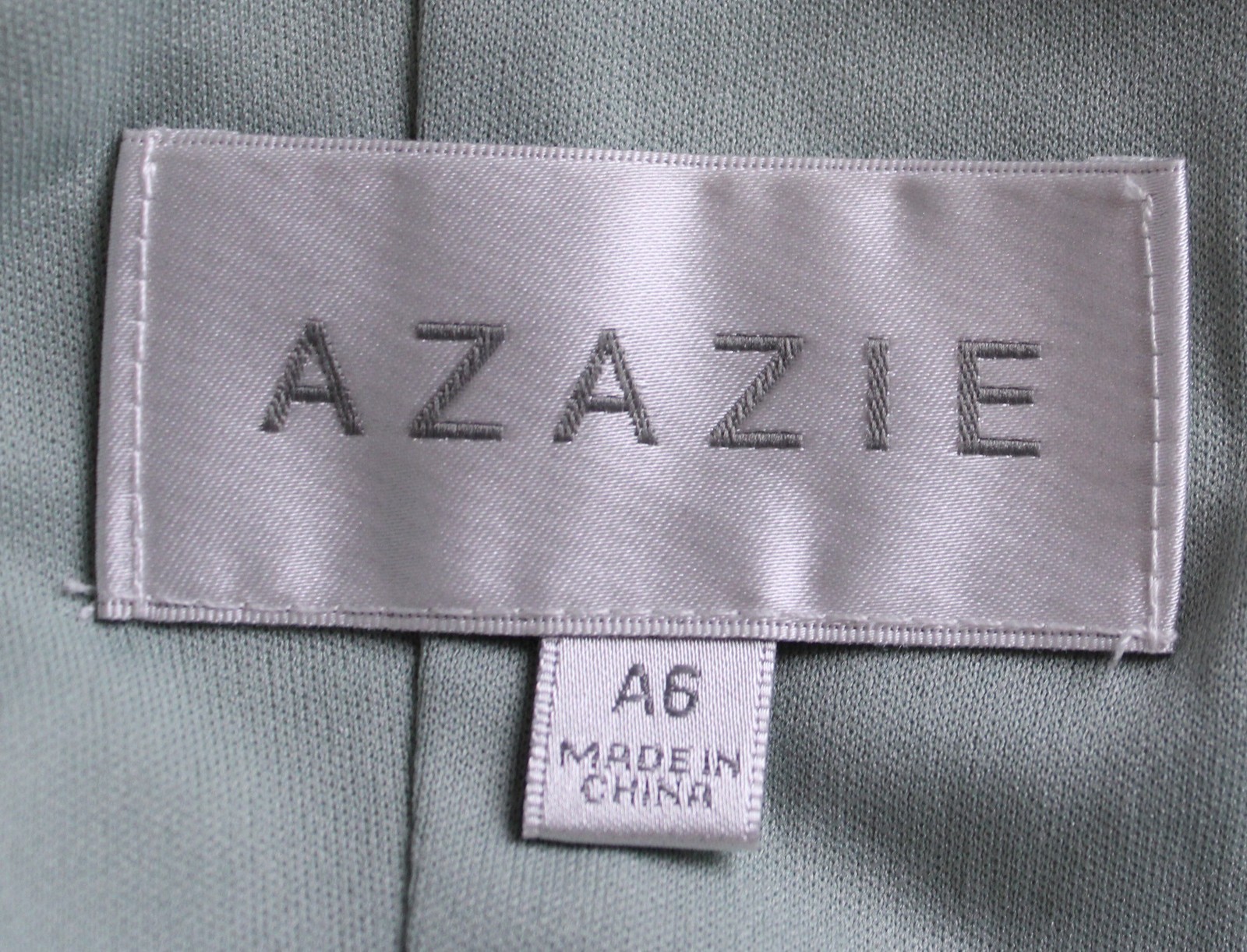 Azazie Women’s Alisondra Sheath Scoop Lace Lace Dress AP2 Agave Size: A6 NWT