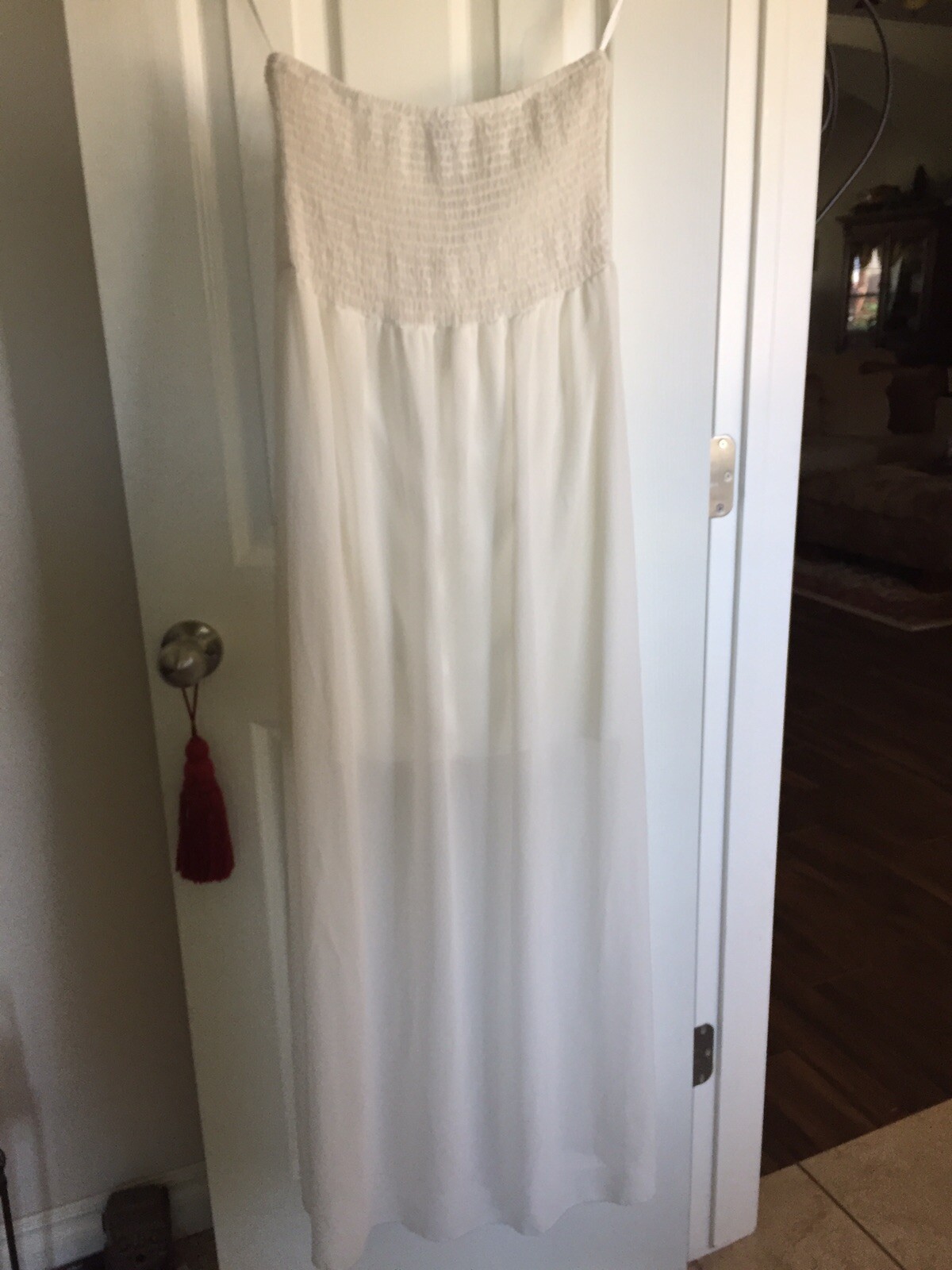 Ladies Size M Semi Casual Beach/lake/back Yard Or Destination Wedding Dress