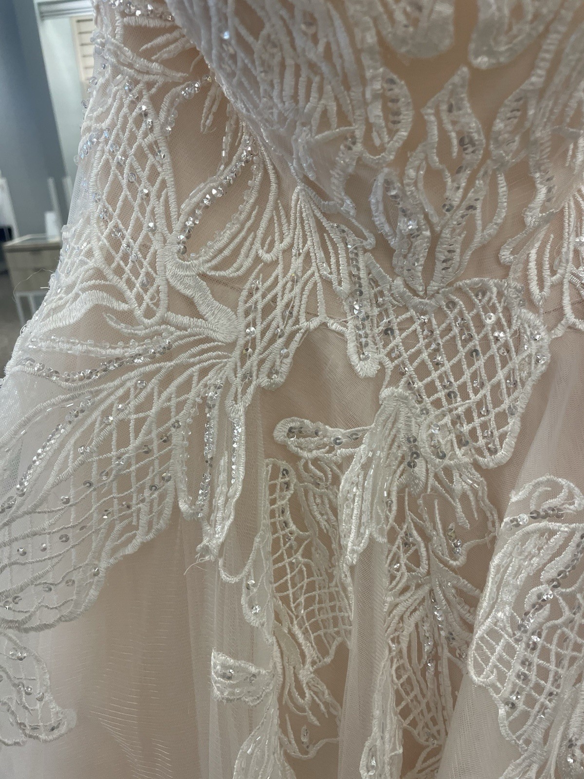 Wedding Formal Dress Size 2 Champagne Never Worn –
