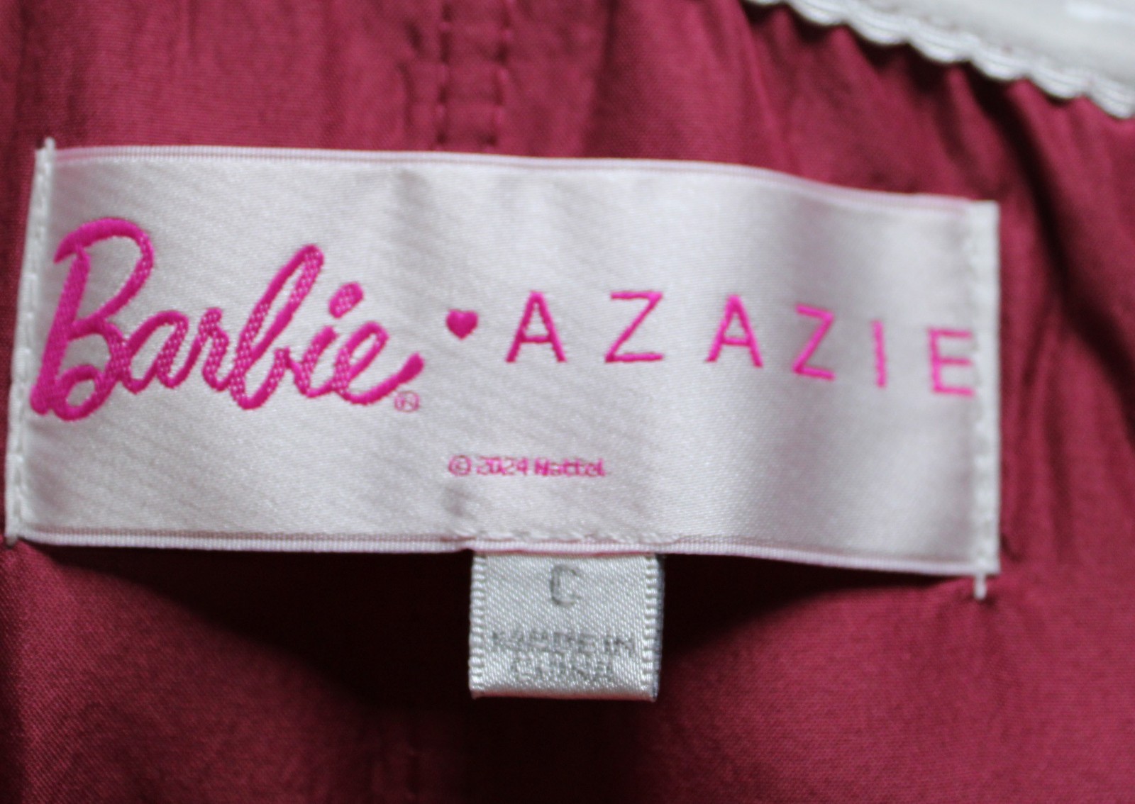 Azazie x Barbie Women’s Mermaid Corset Chiffon Dress AP2 Mulberry Size: Custom