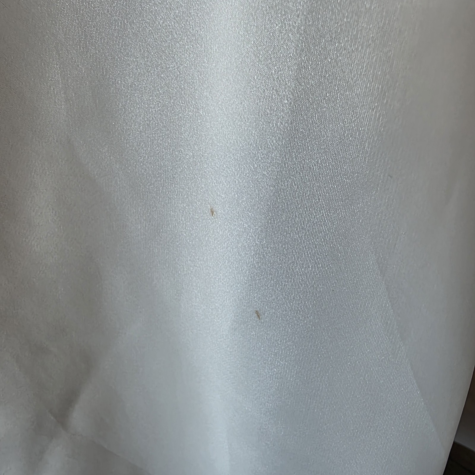 Justin Alexander Sample Tea Length Wedding Dress D1000PS Strapless Sz 22