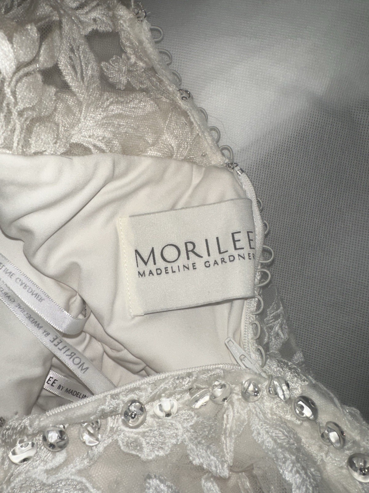 Morilee by Madeline Gardner Lace Wedding Gown Size 8