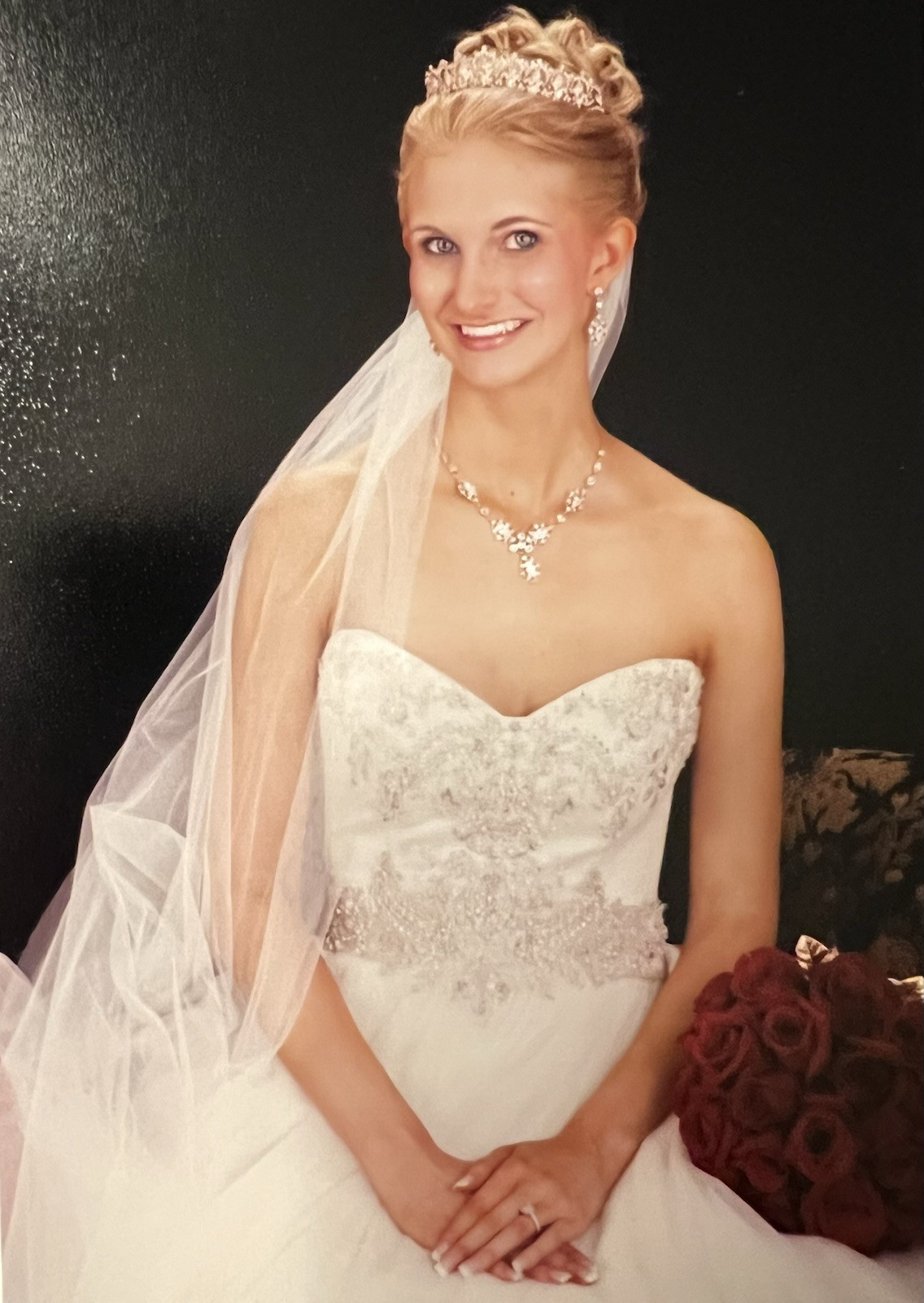 Casablanca Bridal Wedding Dress – Style 2077 – Size 0 – Ivory/Silver/Gold