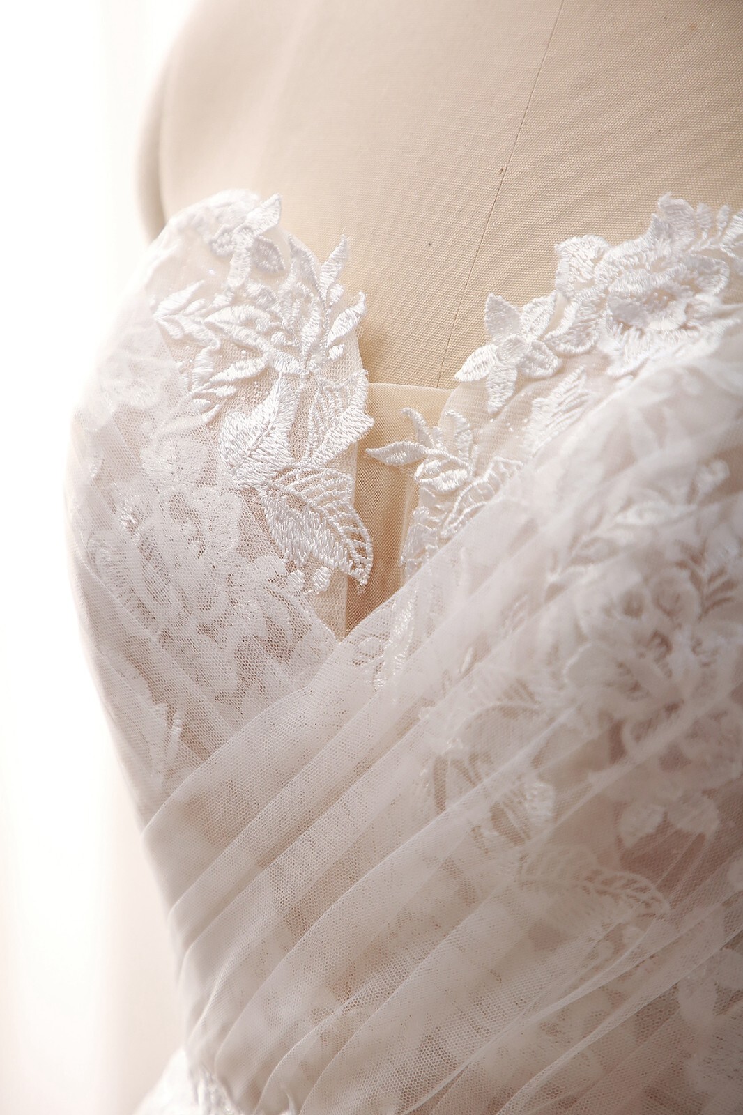 Flowly Glitter Tulle Wedding Dress Bridal Gown Custom made Plus Size Blush Ivory