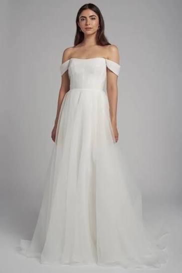 Jenny Yoo “Bronte” Wedding Dress – full length – size 8/10